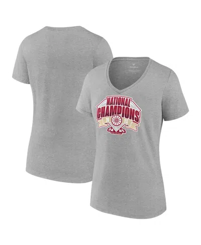 Fanatics Women's  Gray Oklahoma Sooners 2023 Ncaa Softball Women's College World Series Champions Off