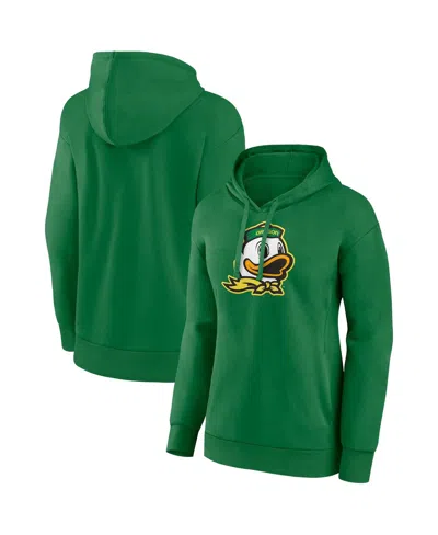 Fanatics Women's  Green Oregon Ducks Evergreen Pullover Hoodie