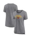 Fanatics Branded Heathered Gray Washington Commanders Drop Back Modern T-shirt In Heathered Gray