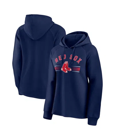 Fanatics Branded Navy Boston Red Sox Perfect Play Raglan Pullover Hoodie