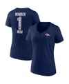Fanatics Women's  Navy Denver Broncos Team Mother's Day V-neck T-shirt In Navy