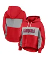 Fanatics Women's  Red St. Louis Cardinals Filled Stat Sheet Pullover Hoodie In Red