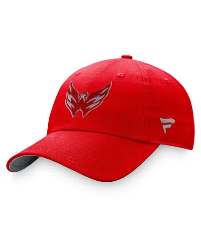 Fanatics Women's  Red Washington Capitals Iconic Glimmer Adjustable Hat
