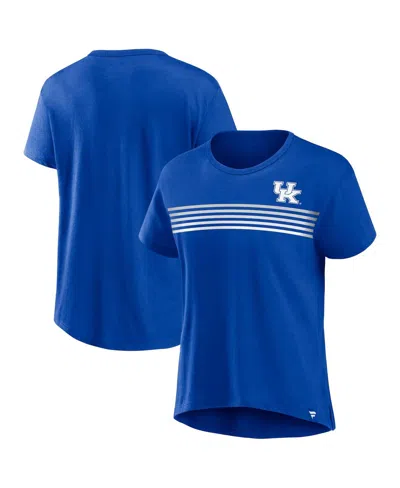 Fanatics Women's  Royal Kentucky Wildcats Tie Breaker T-shirt