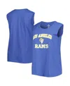 Fanatics Branded Royal Los Angeles Rams Plus Size Tank Top In Royal