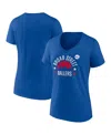 Fanatics Women's  Royal Philadelphia 76ers Hometown Collection Broad Street Ballers V-neck T-shirt In Royal