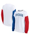 Fanatics Branded White Chicago Cubs Series Pullover Sweatshirt In White