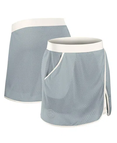 Fanatics Women's Gray Pittsburgh Steelers Studio Wellness Skort In Blue
