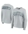Fanatics Women's Gray Seattle Seahawks Elements Pullover Sweatshirt In Gray