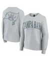 Fanatics Women's Gray Tampa Bay Buccaneers Elements Pullover Sweatshirt In Gray
