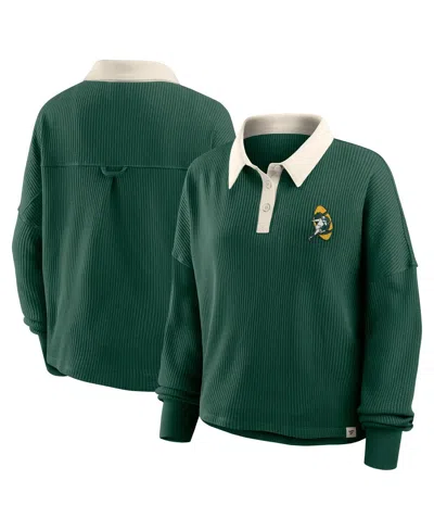 Fanatics Women's Green Bay Packers Oversized Hometown Premium Thermal Long Sleeve Shirt