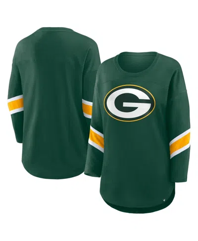 Fanatics Women's Green Bay Packers Redzone 3/4-sleeve T-shirt