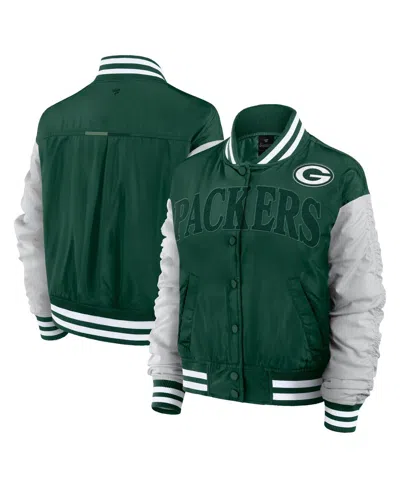 Fanatics Women's Green Green Bay Packers Elements Wave Full-snap Jacket