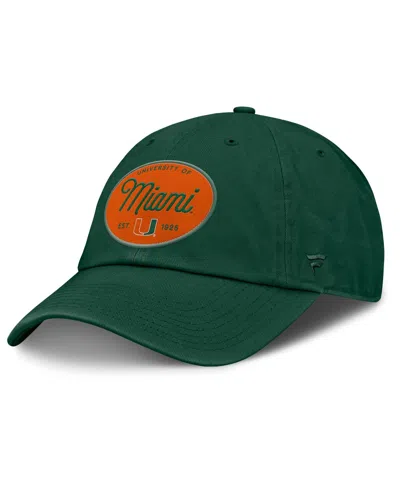 Fanatics Women's Green Miami Hurricanes Candid Adjustable Hat
