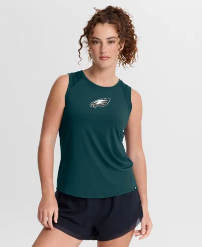 Fanatics Women's Green Philadelphia Eagles Draped Meshâ Back Performance Tank Top