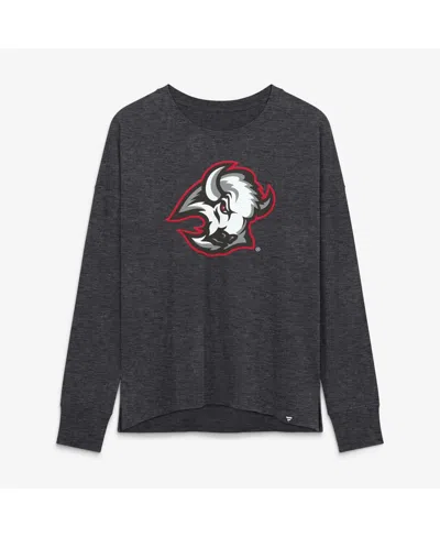 Fanatics Women's Heather Charcoal Buffalo Sabres Competition Legacy Long Sleeve T-shirt In Black
