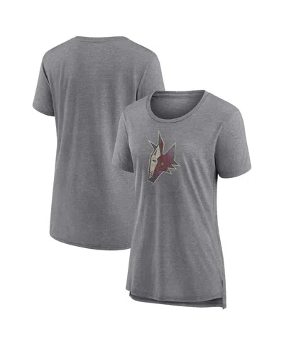Fanatics Women's Heather Gray Arizona Coyotes Special Edition 2.0 Modern T-shirt