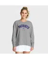 Fanatics Women's Heather Gray New England Patriots Hometown Legacy Long Sleeve T-shirt In Gray