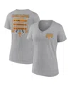 Fanatics Women's Heather Gray Tennessee Volunteers 2024 Ncaa Men's Baseball College World Series Champions Sc In Heather Gray