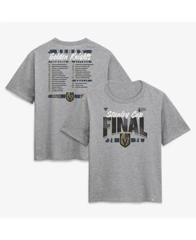 Fanatics Women's Heather Gray Vegas Golden Knights 2026 Stanley Cup Final Roster T-shirt