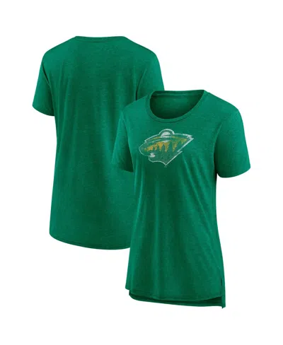 Fanatics Women's Heather Green Minnesota Wild Special Edition 2.0 Modern T-shirt