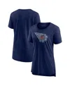 Fanatics Women's Heather Navy Edmonton Oilers Special Edition 2.0 Modern T-shirt In Blue