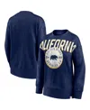 Fanatics Women's Heathered Navy Cal Bears Jump Distribution Pullover Sweatshirt