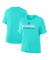 Fanatics Women's Ice Blue Seattle Kraken Authentic Pro Primary T-shirt In Blue