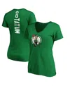 Fanatics Women's Jayson Tatum Kelly Green Boston Celtics Playmaker Name Number V-neck T-shirt In Kelly Green