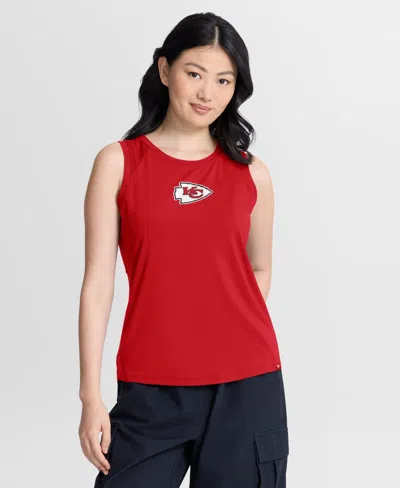 Fanatics Women's Kansas City Chiefs Scoop Neck Draped Mesh Back Tank Top In Red