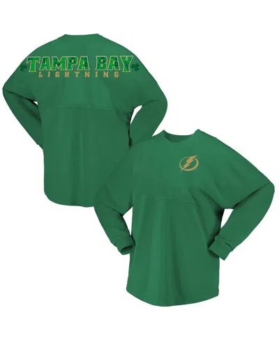 Fanatics Women's Kelly Green Tampa Bay Lightning St. Patrick's Day Spirit Jersey T-shirt