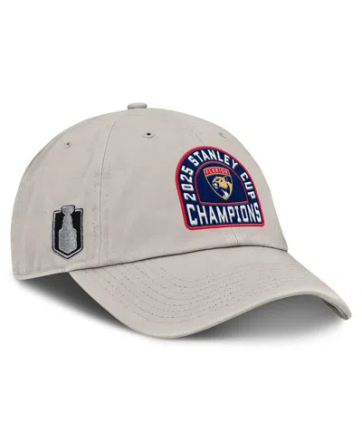Fanatics Women's Khaki Florida Panthers 2025 Stanley Cup Champions Unstructured Adjustable Hat In Brown