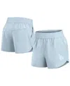 Fanatics Women's Light Blue Los Angeles Dodgers Studio Woven Vibe Shorts In Light Blue