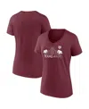 Fanatics Women's Maroon Texas A&m Aggies Fundamentals Region Draw T-shirt In Maroon