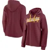 Fanatics Women's Minnesota Golden Gophers Script Raglan Pullover Hoodie In Maroon