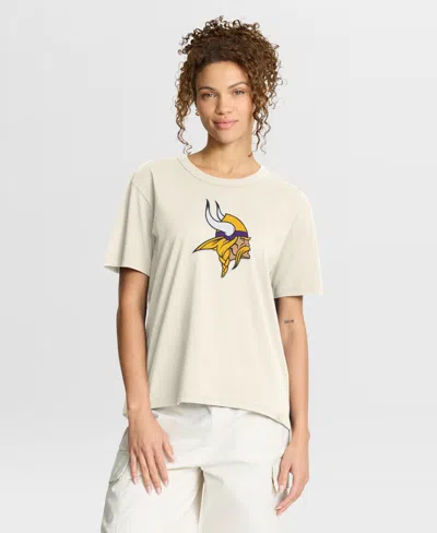 Fanatics Women's Minnesota Vikings Dove Legacy Jersey Relaxed-fit T-shirt In Yellow
