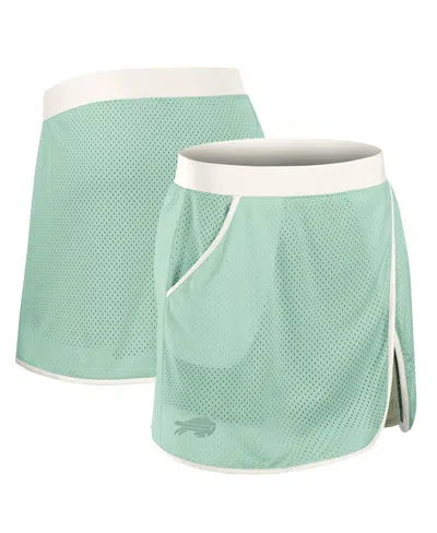 Fanatics Women's Mint Buffalo Bills Studio Wellness Skort In Blue