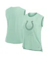 Fanatics Women's Mint Los Angeles Chargers Studio Embrace Tank Top In Green