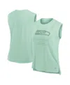 Fanatics Women's Mint Seattle Seahawks Studio Embrace Tank Top In Green
