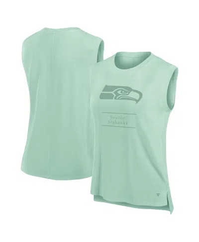 Fanatics Women's Mint Seattle Seahawks Studio Embrace Tank Top