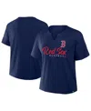 Fanatics Women's Navy Boston Red Sox Fan Fave Stadium Slub T-shirt In Navy