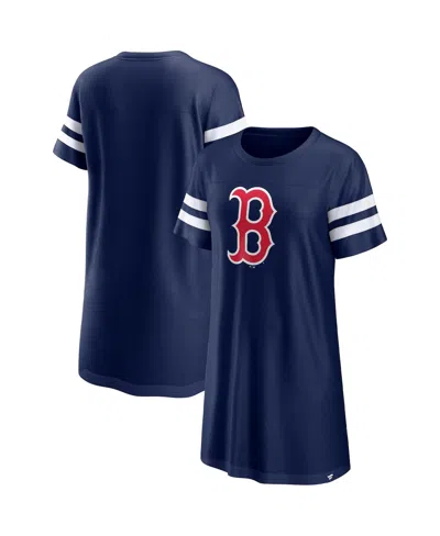Fanatics Women's Navy Boston Red Sox Iconic Mesh Dress