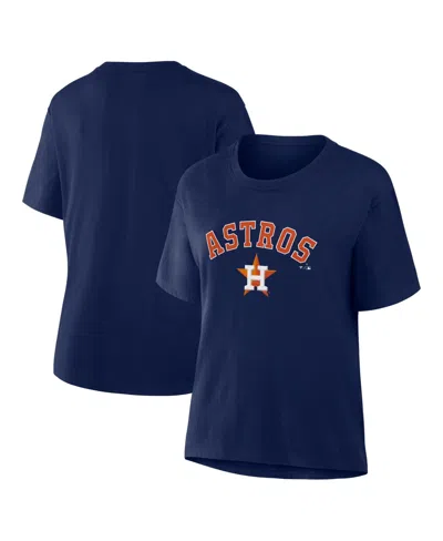 Fanatics Women's Navy Houston Astros Lockup Legacy T-shirt In Blue