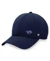 Fanatics Branded Navy Washington Capitals Authentic Pro Road Structured Adjustable Hat In Navy