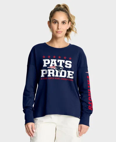 Fanatics Women's Navy New England Patriots Hometown Legacy Long Sleeve T-shirt In Blue