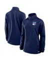 Fanatics Women's Navy New York Rangers Authentic Pro Rink Lightweight Quarter-zip Pullover Top In Navy