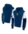 Fanatics Women's Navy San Diego Fc Oversized Legacy Goalkeeper Pullover Hoodie