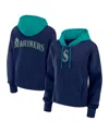 Fanatics Women's Navy Seattle Mariners Oversized Legacy Favorite Spectator Pullover Hoodie