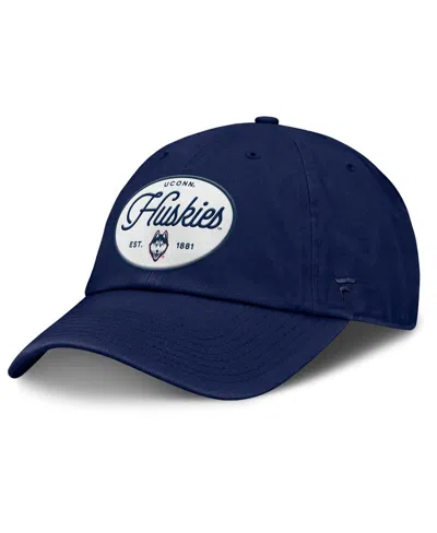 Fanatics Women's Navy Uconn Huskies Candid Adjustable Hat In Blue