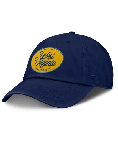 Fanatics Women's Navy West Virginia Mountaineers Candid Adjustable Hat In Blue
